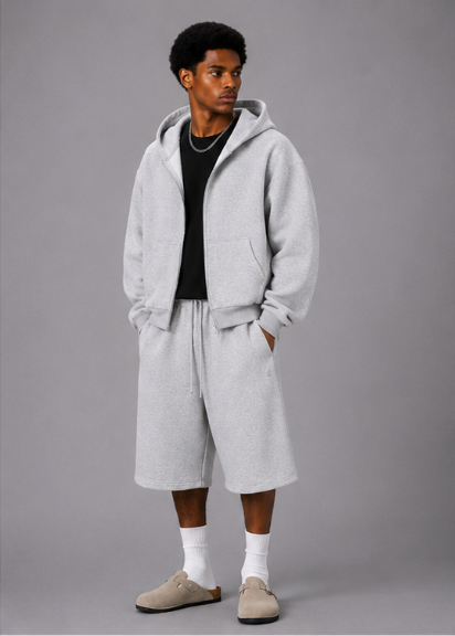 Marco – Conjunto Sudadera Capucha Gris