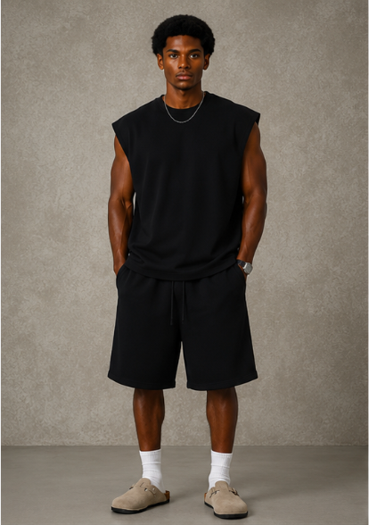 Kai – Conjunto Sin Mangas Guardian Negro