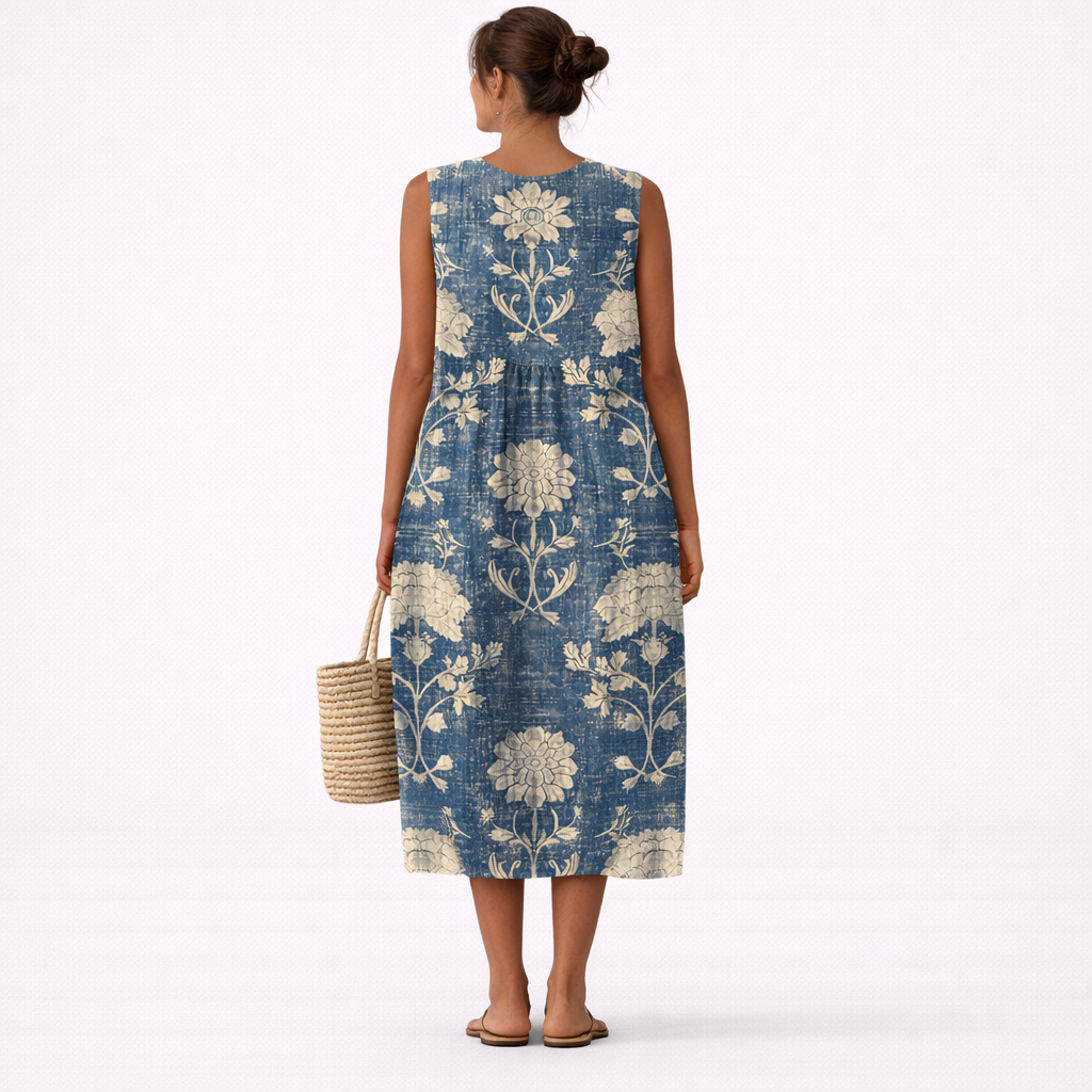 Aurora™ | Vestido Midi Floral Clásico