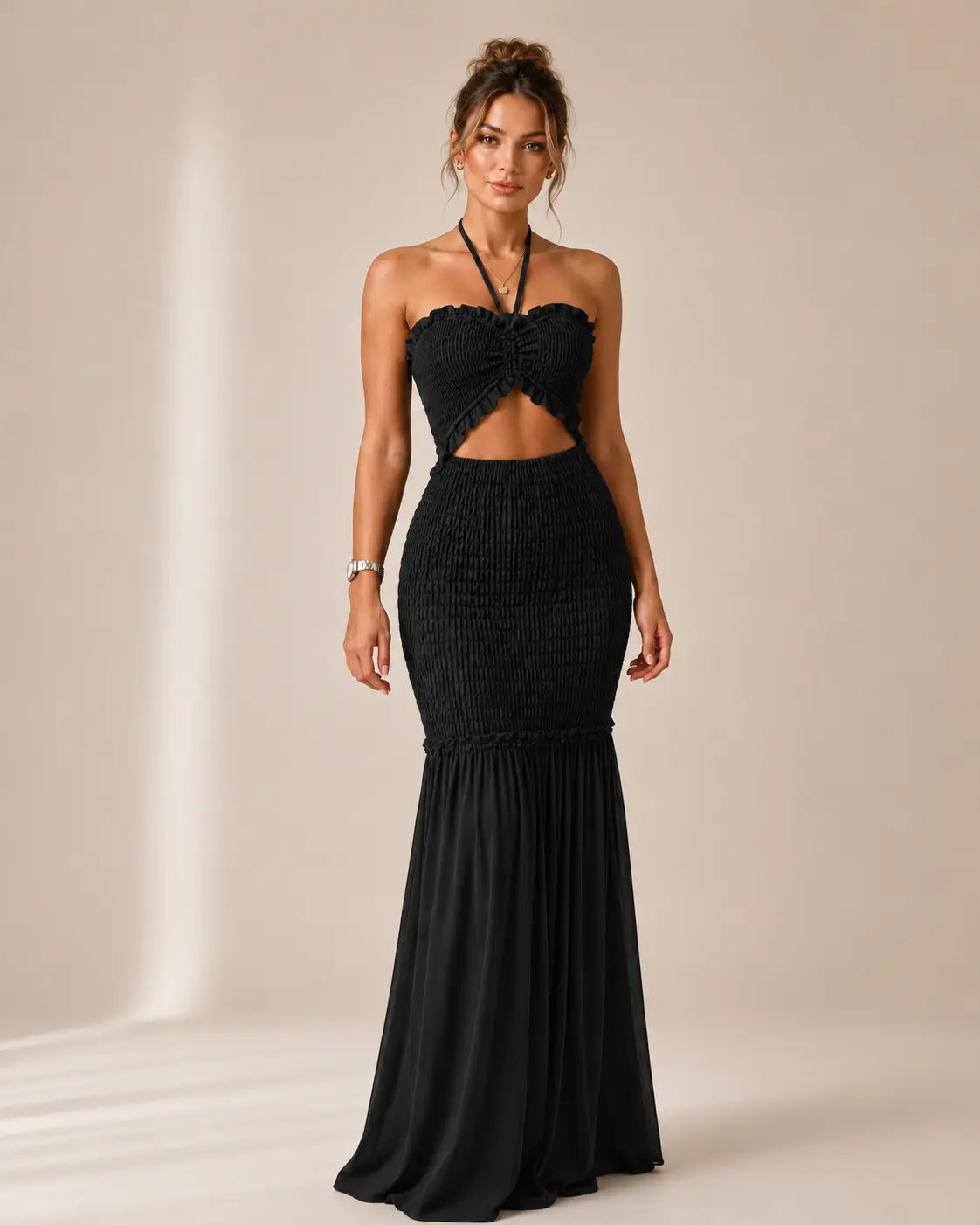 Alessia | Set Maxi Tropicale con Laccio Frontale