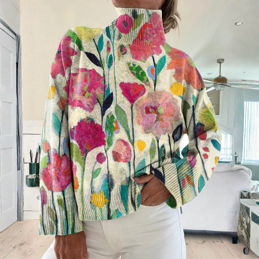 Moriel | Maglione Vintage Morbido Collo Alto