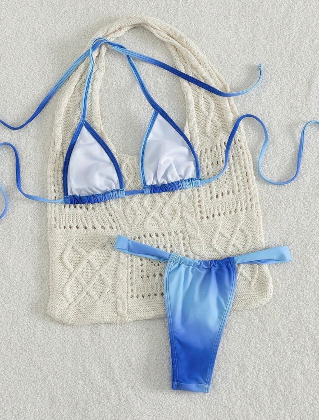 Bikini Marea – Triángulo Halter Degradado