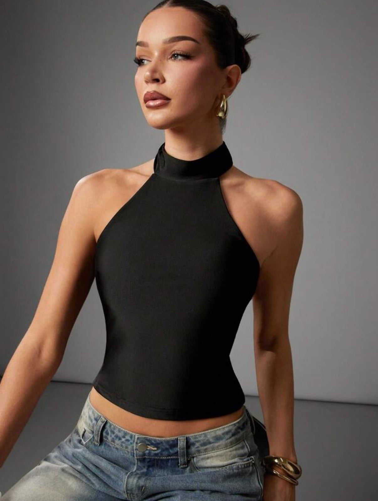 Livorno – Top Halter Unicolor