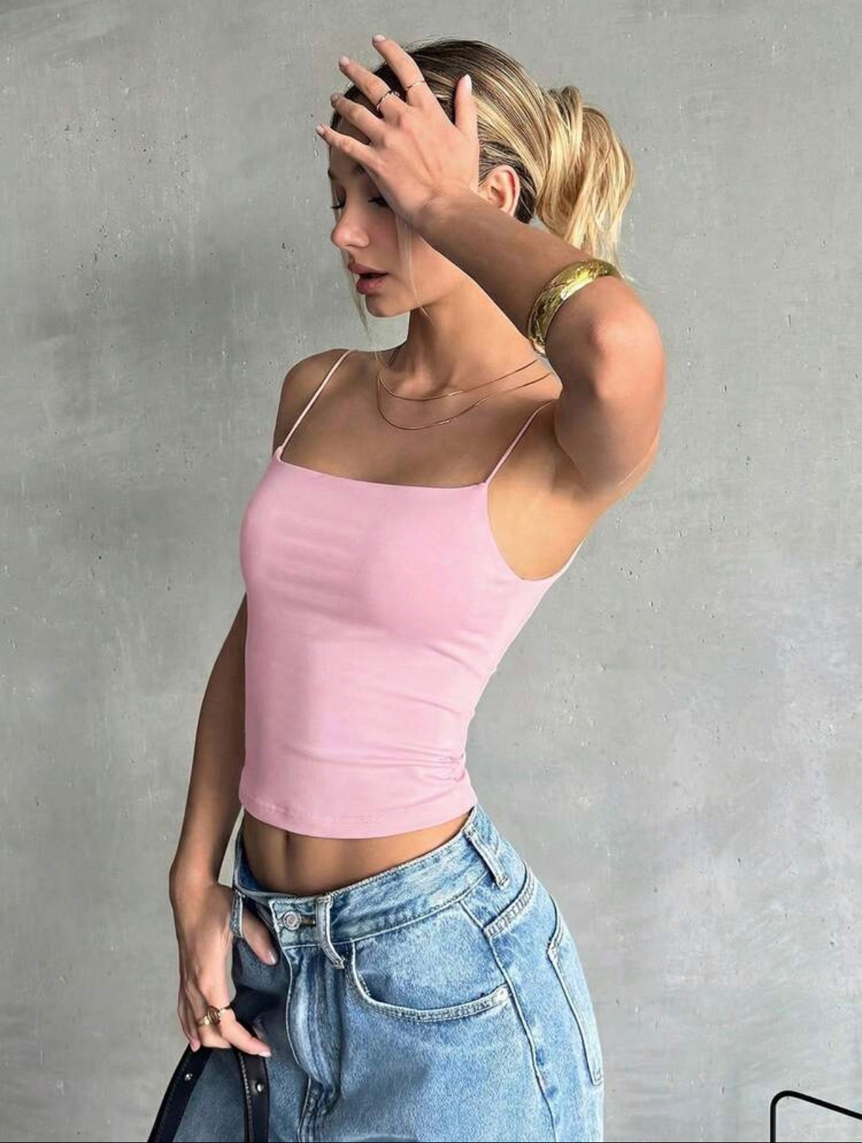 Sitges – Top Cuello Alto Fruncido