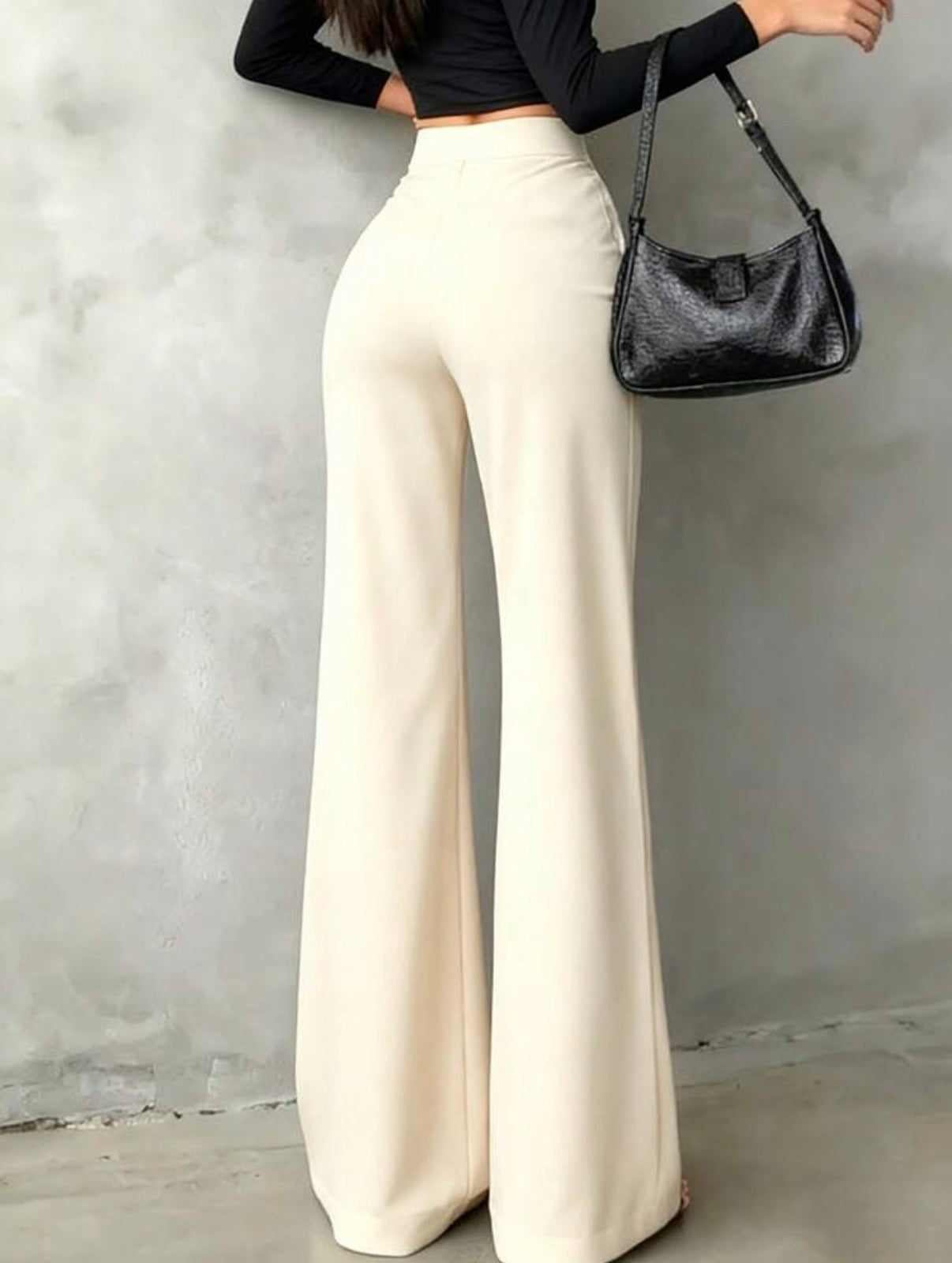 Turín – Pantalón Recto Cintura Asimétrica