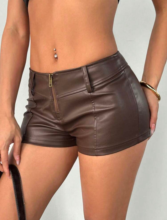 Marbella – Short Cuero Bicolor