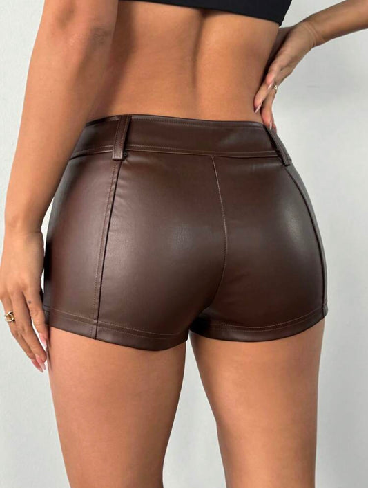 Marbella – Short Cuero Bicolor