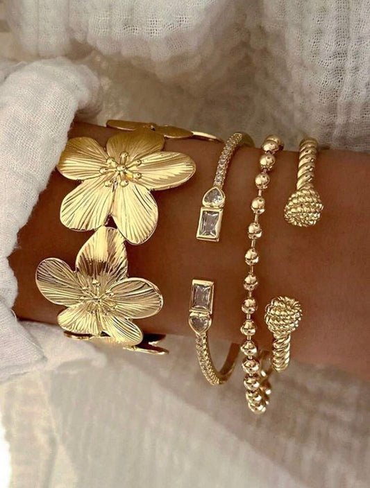 Coco – Brazalete Bangle Floral