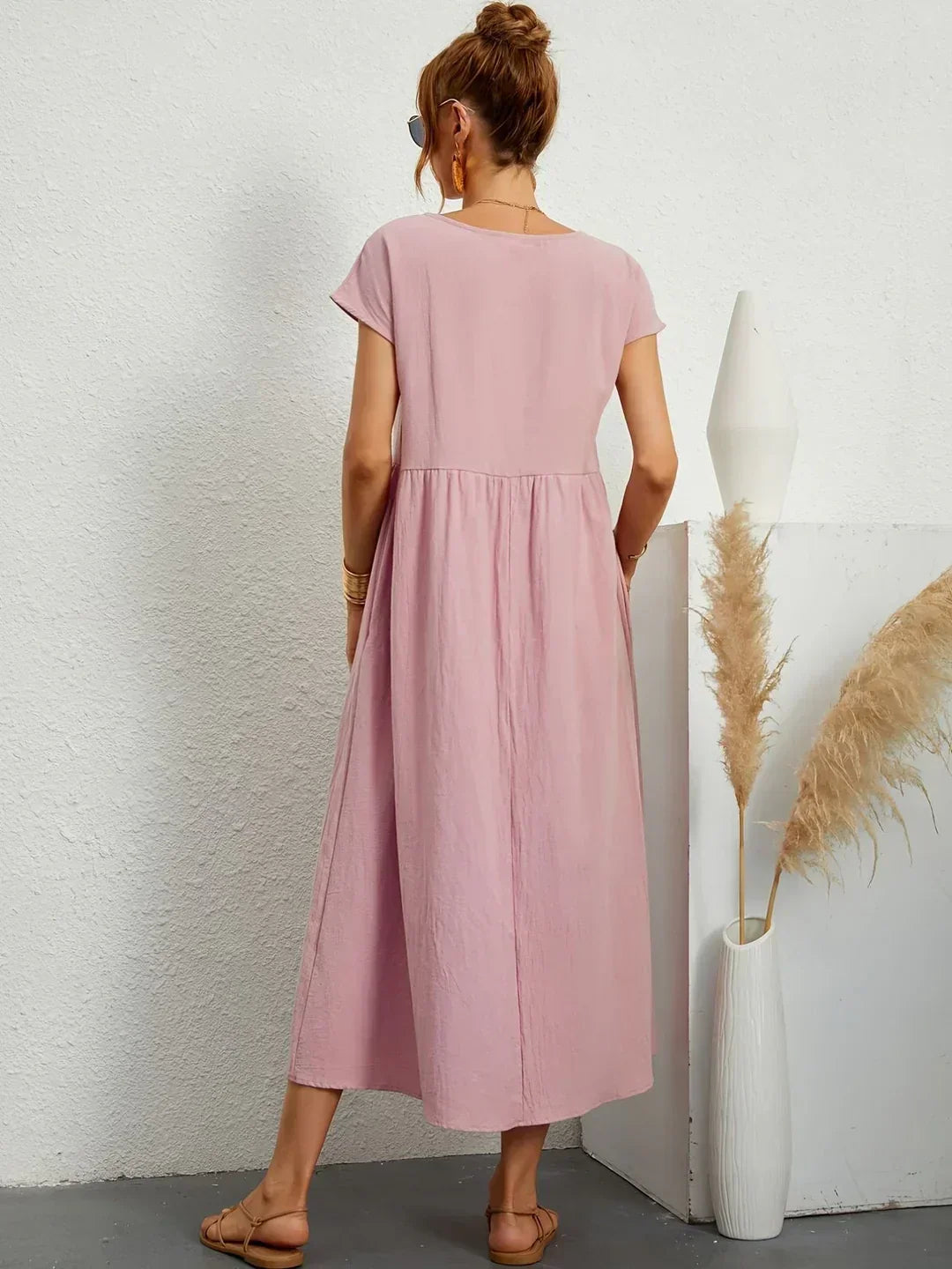 Gabrielle | Abito midi fluido dall'eleganza senza tempo