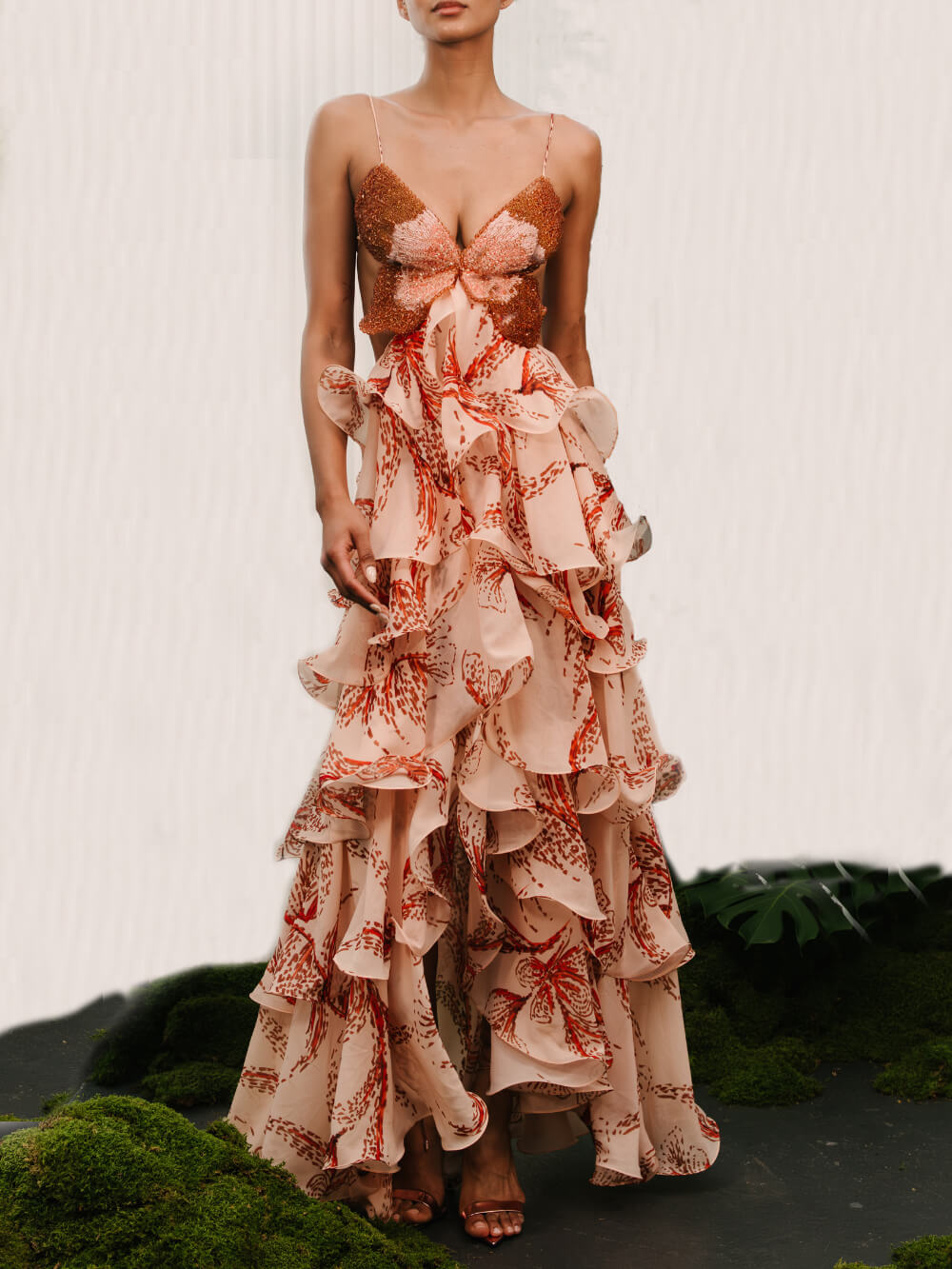 Medina | Abito Maxi Papillon Signature