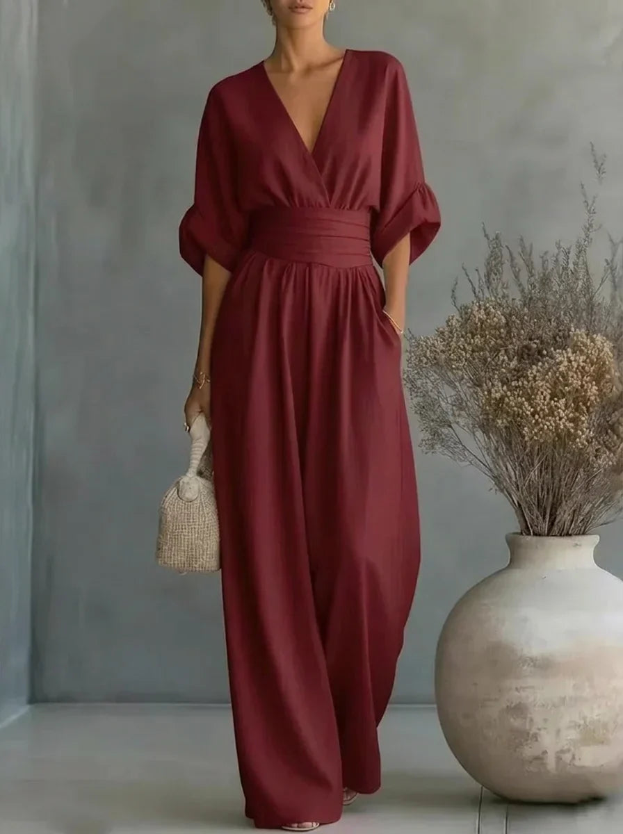 Leandra Mono Esencial con Escote en V