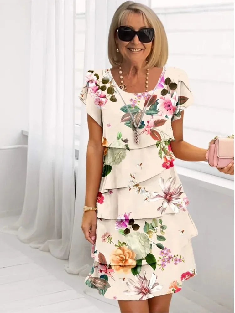 Camille | Abito Elegante e Morbido con Volant