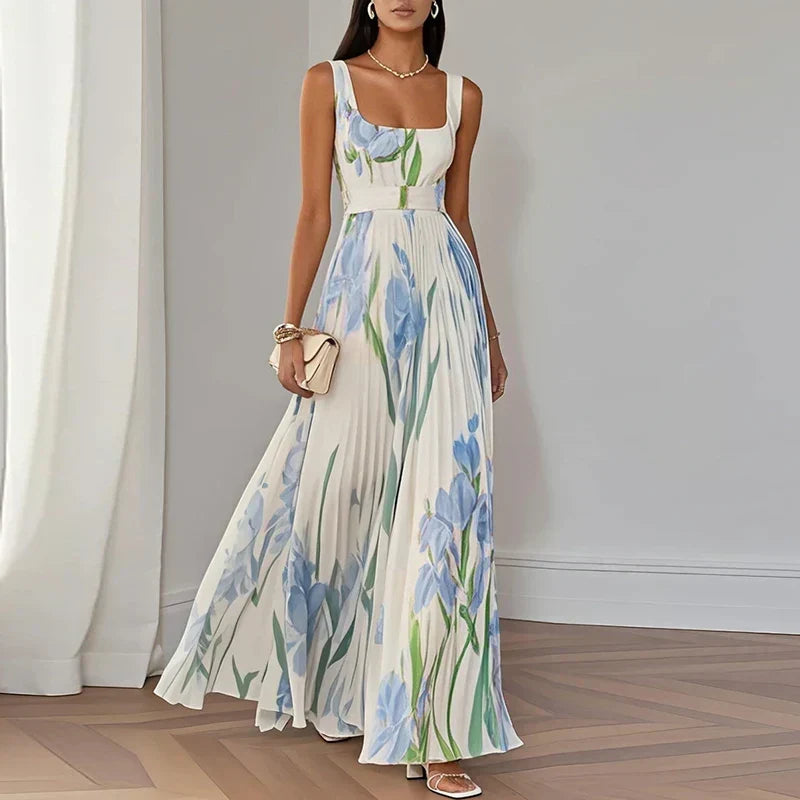 Daria | Abito Maxi A-Line Floreale
