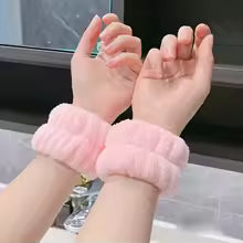 2 piezas Muñequera de franela