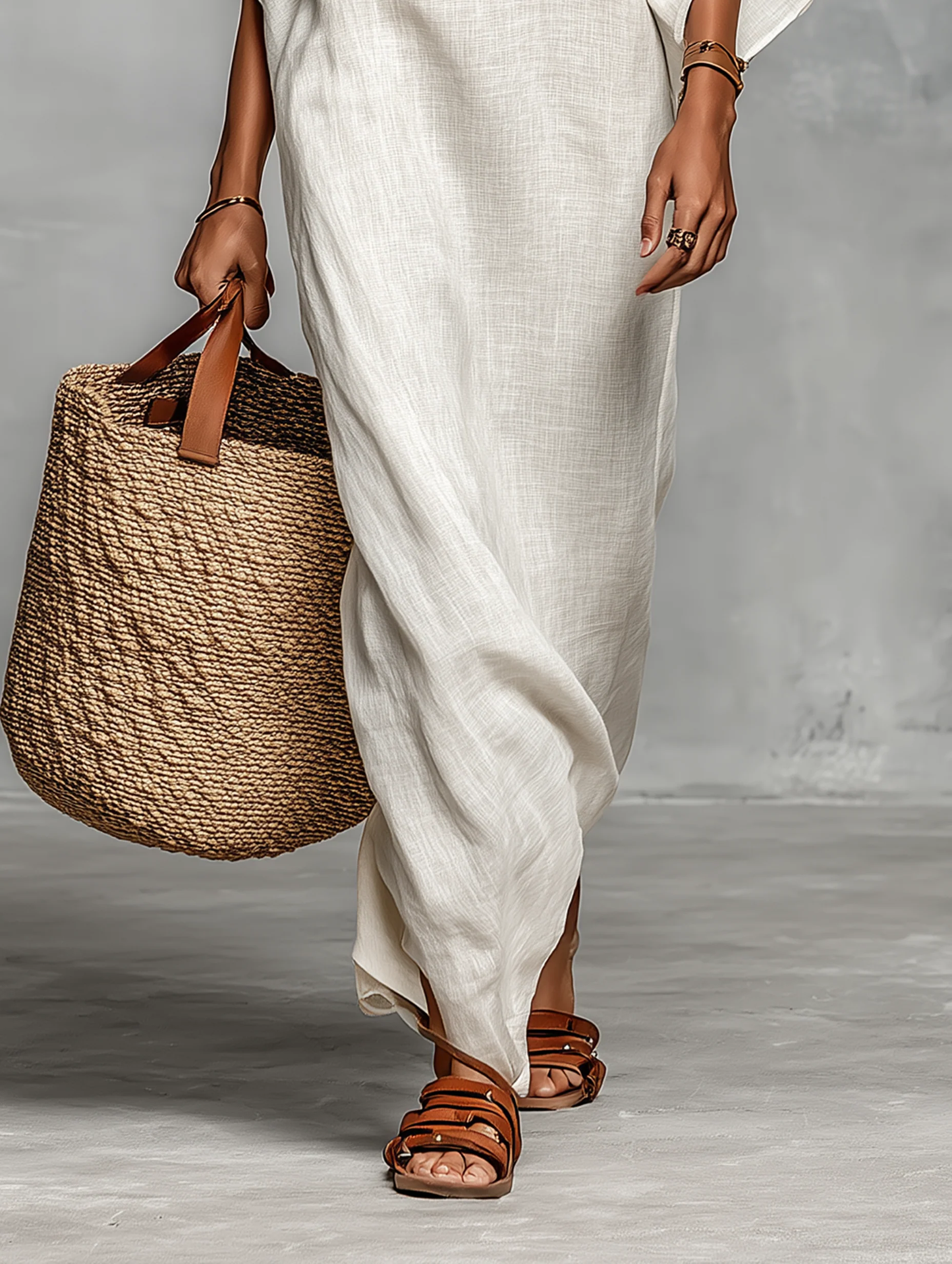 Aveline™ | Abito Maxi Off-Shoulder con Maniche a Pipistrello