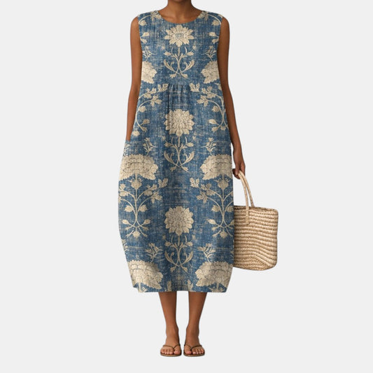 Aurora™ | Vestido Midi Floral Clásico