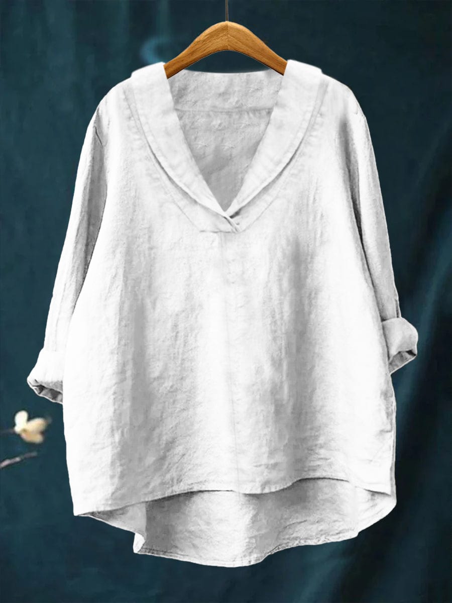 Samantha | Elegante Blusa de Verano de Lino