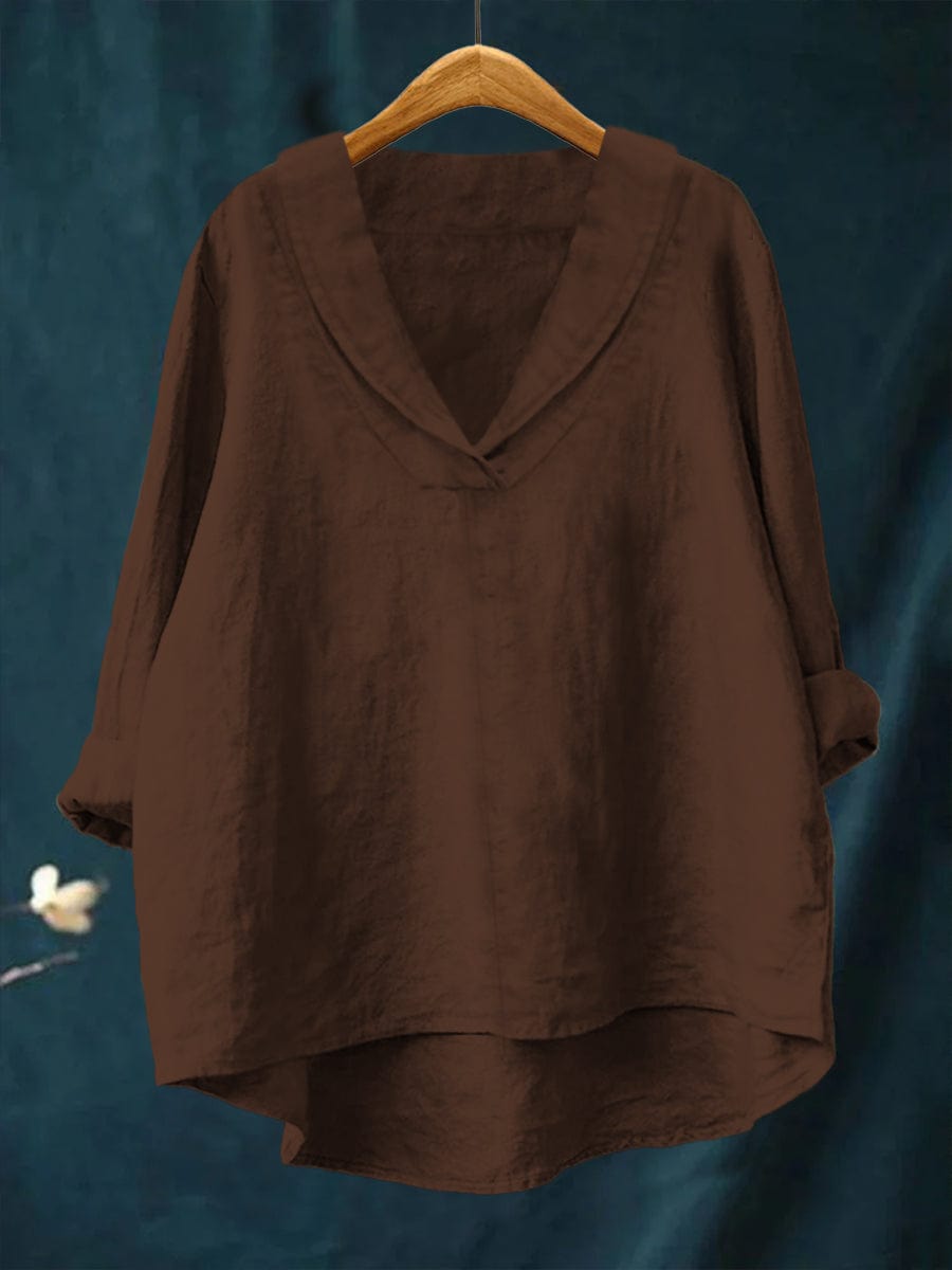 Samantha | Elegante Blusa de Verano de Lino