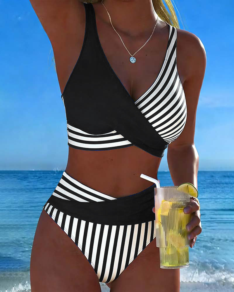 Chiara | Bikini Incrociato Stampato