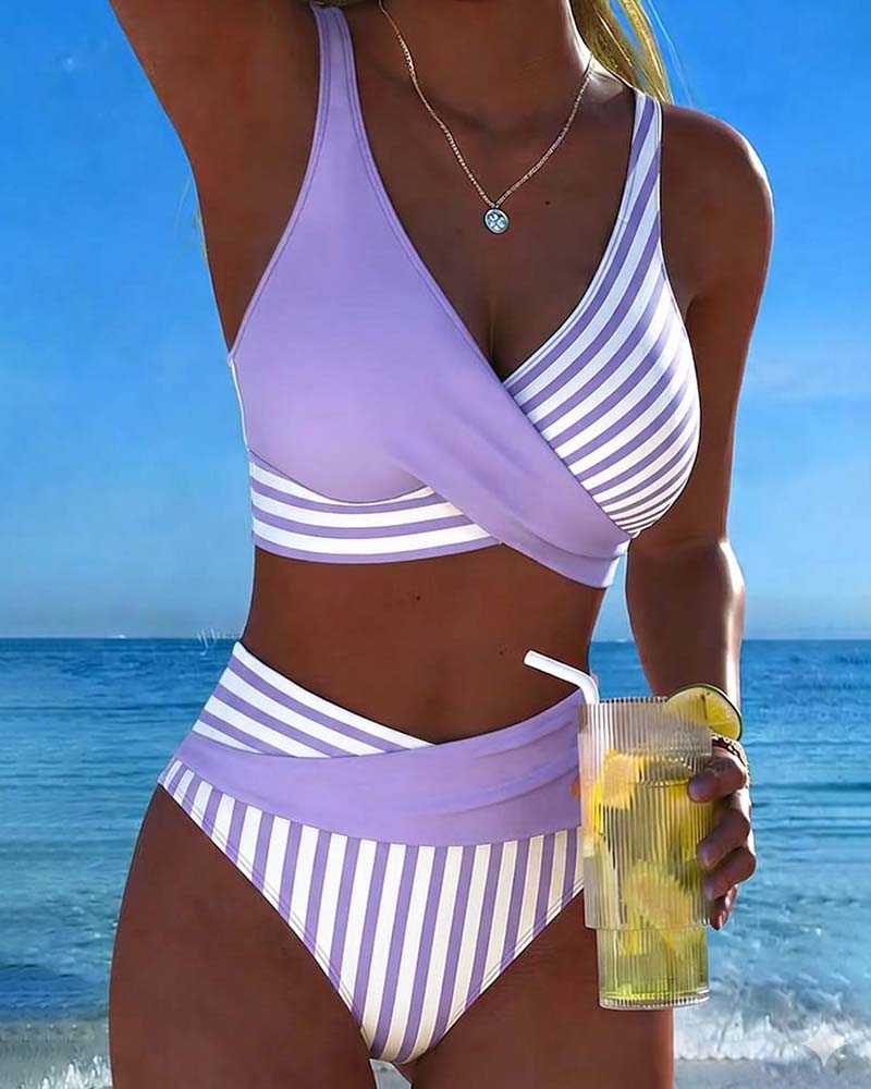 Chiara | Bikini Incrociato Stampato