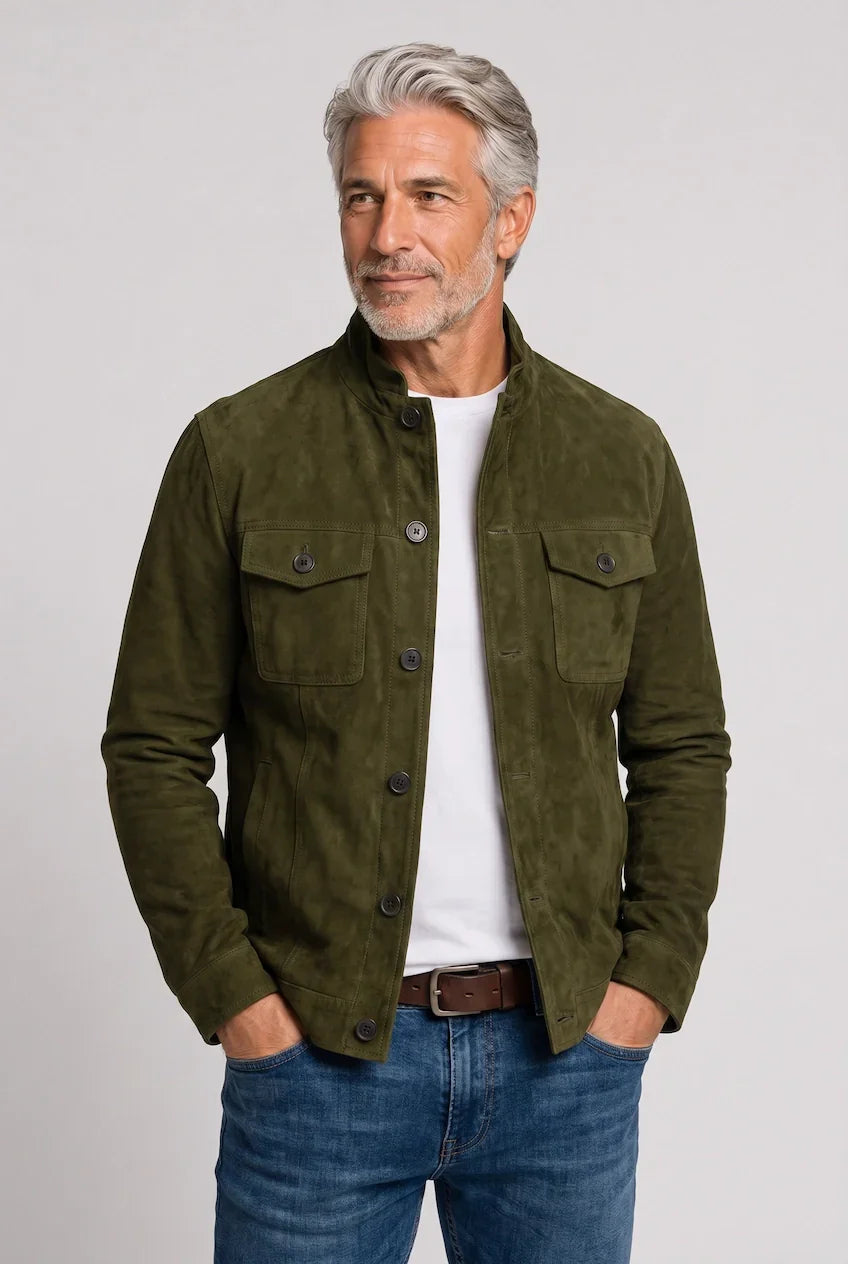 Giulio™ | Giacca in Scamosciato