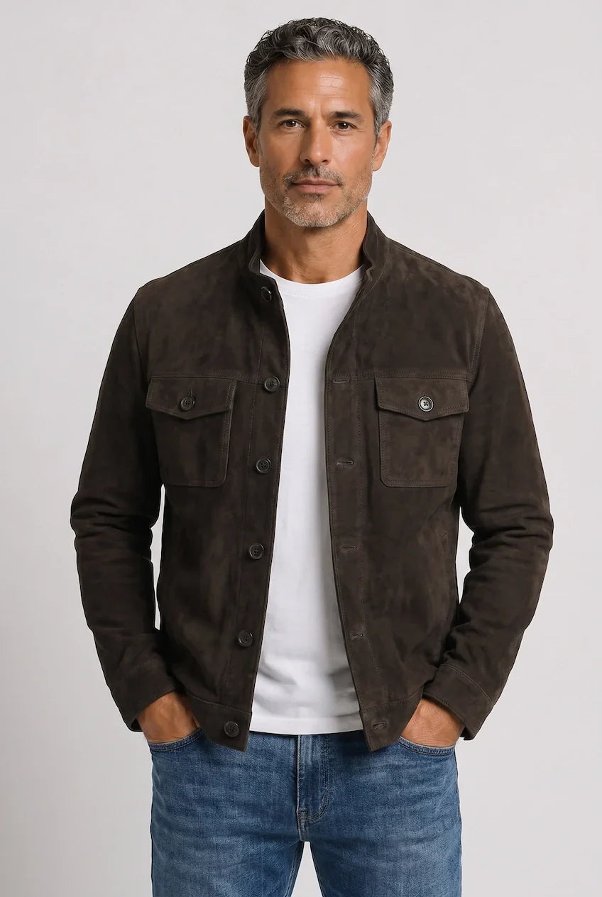 Giulio™ | Giacca in Scamosciato