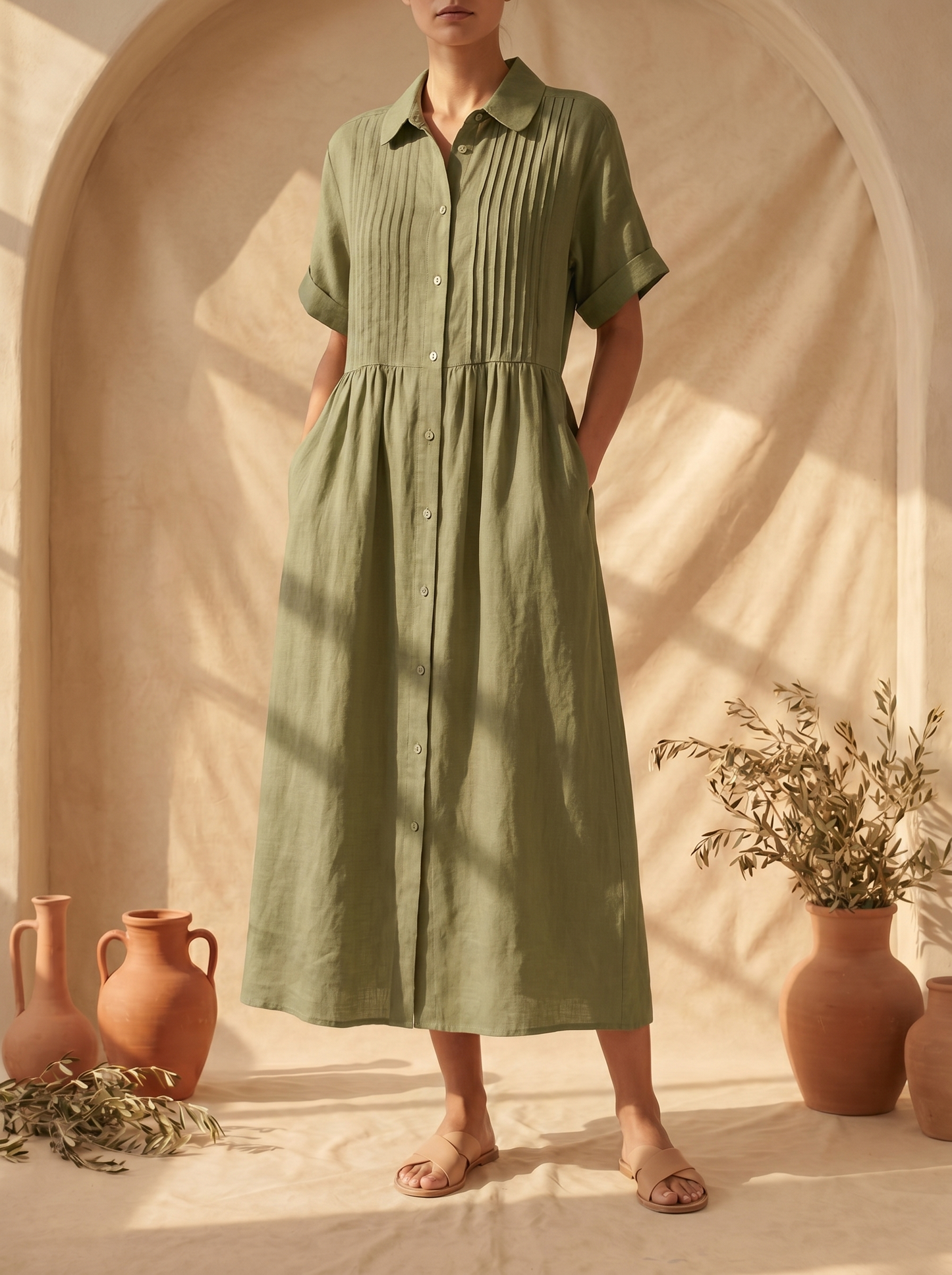 Lysandra | Abito a Camicia Leggero ed Estivo