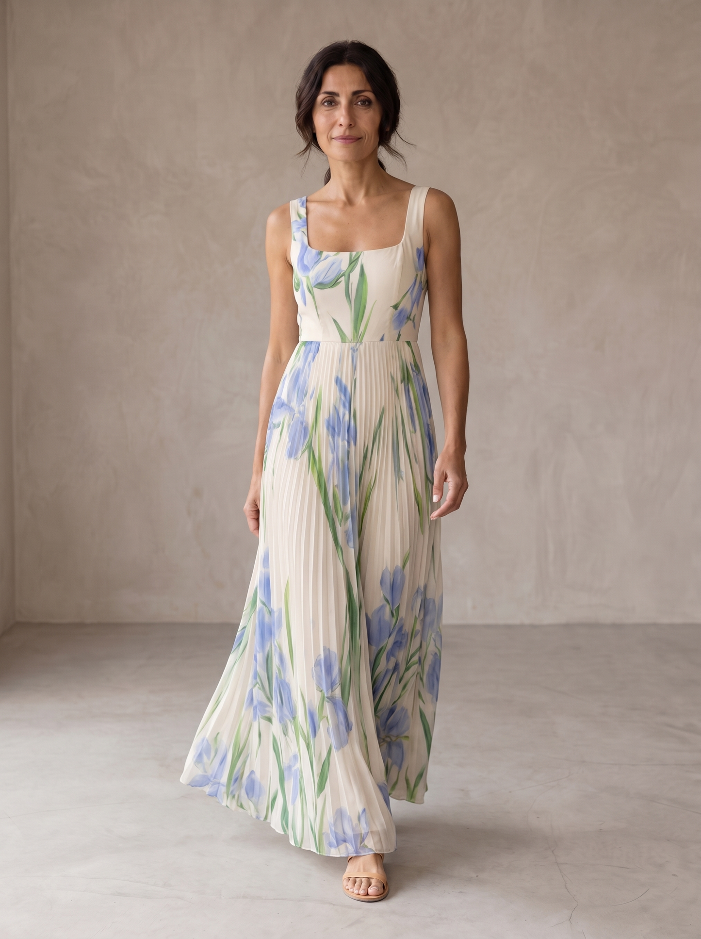 Daria | Abito Maxi A-Line Floreale