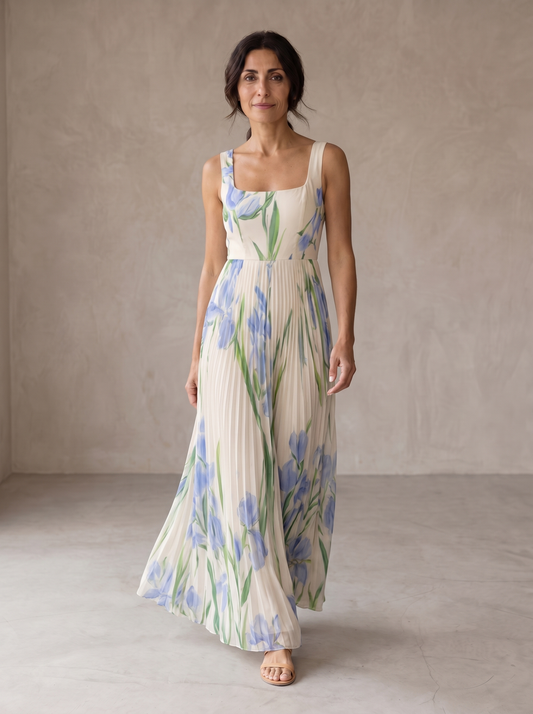 Daria | Abito Maxi A-Line Floreale
