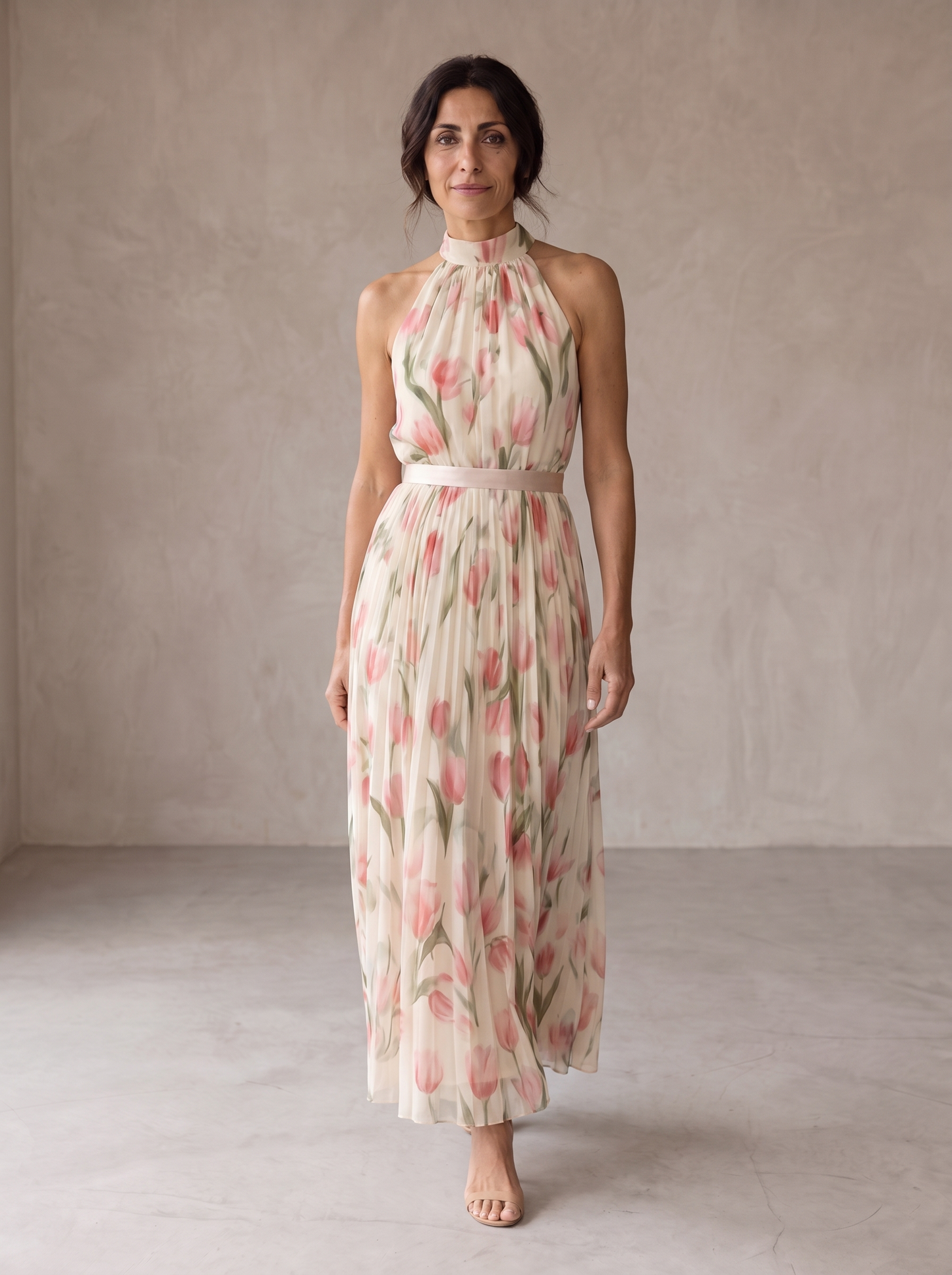 Aurelle | Abito Midi a Fiori