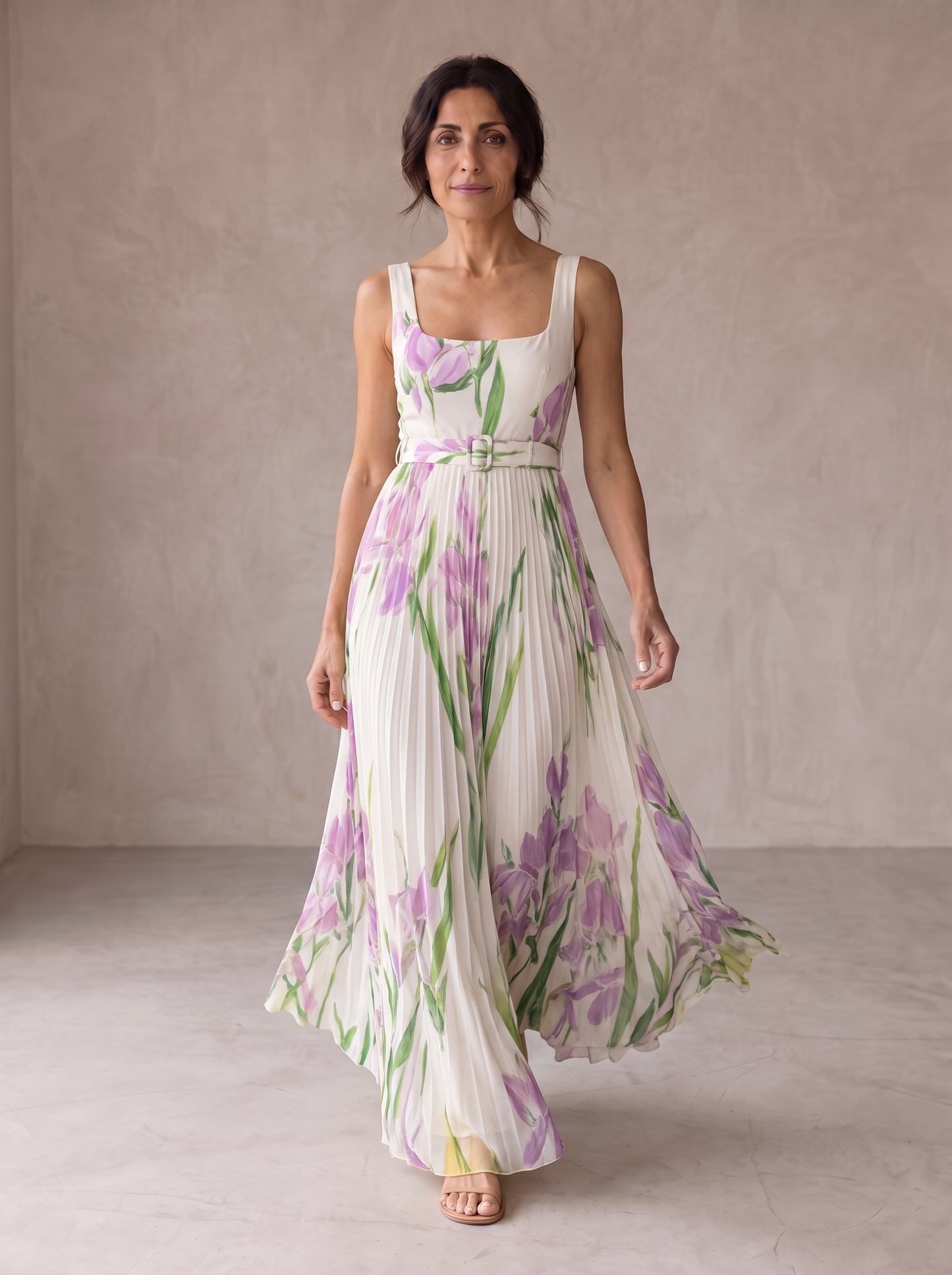 Emma | Abito Maxi A-Line Floreale