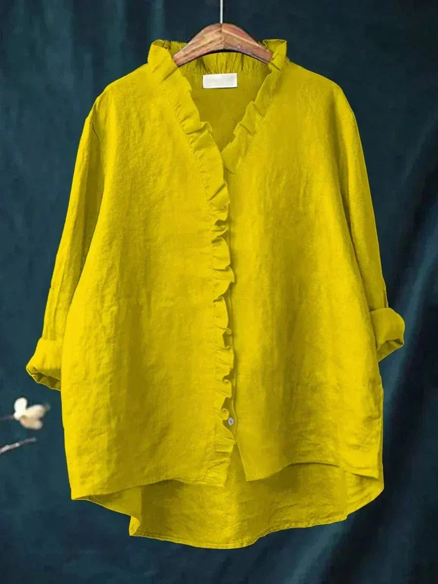 Eline | Elegante Blusa de Verano de Lino