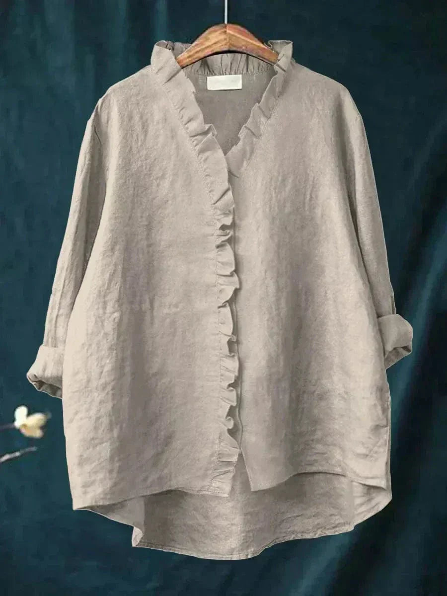 Eline | Elegante Blusa de Verano de Lino