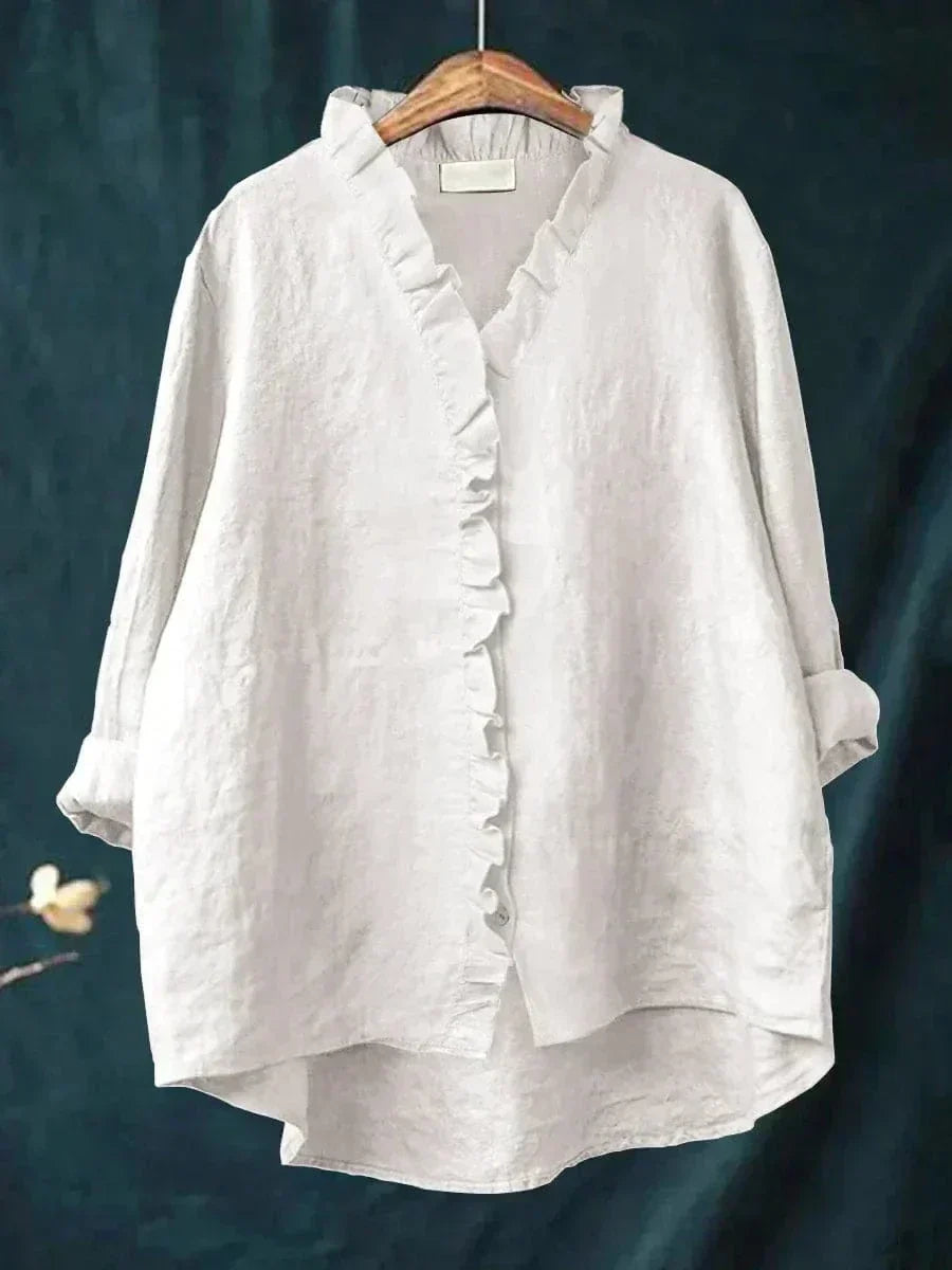 Eline | Elegante Blusa de Verano de Lino