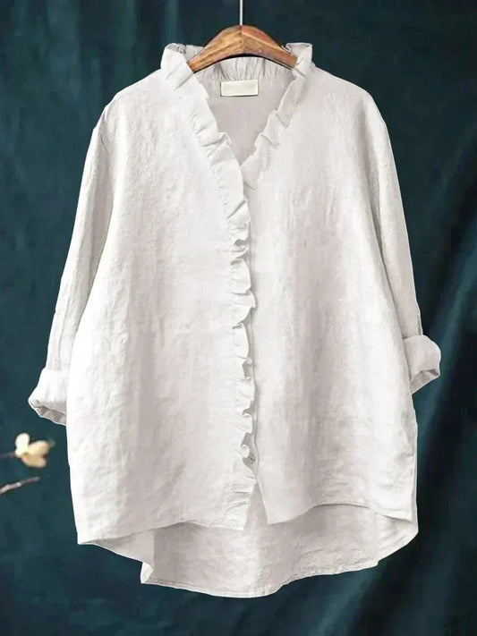 Eline | Elegante Blusa de Verano de Lino