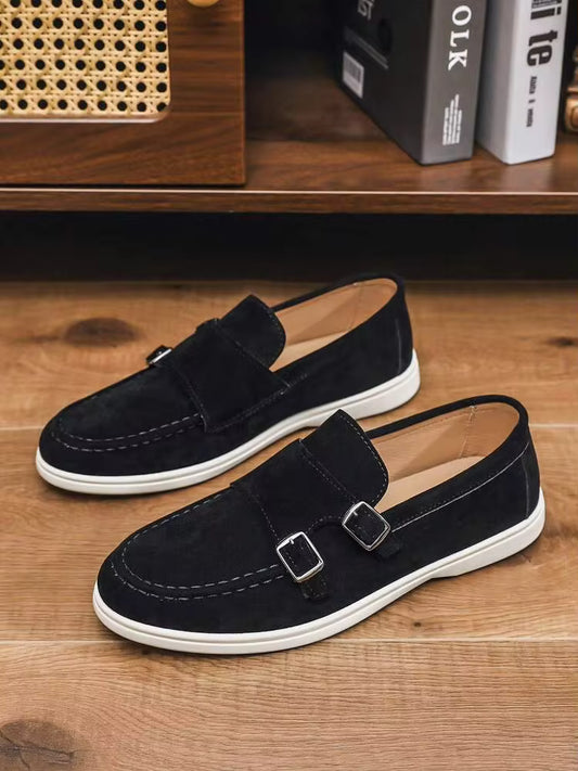 Mocasín Oxford – Punta Redonda con Hebilla