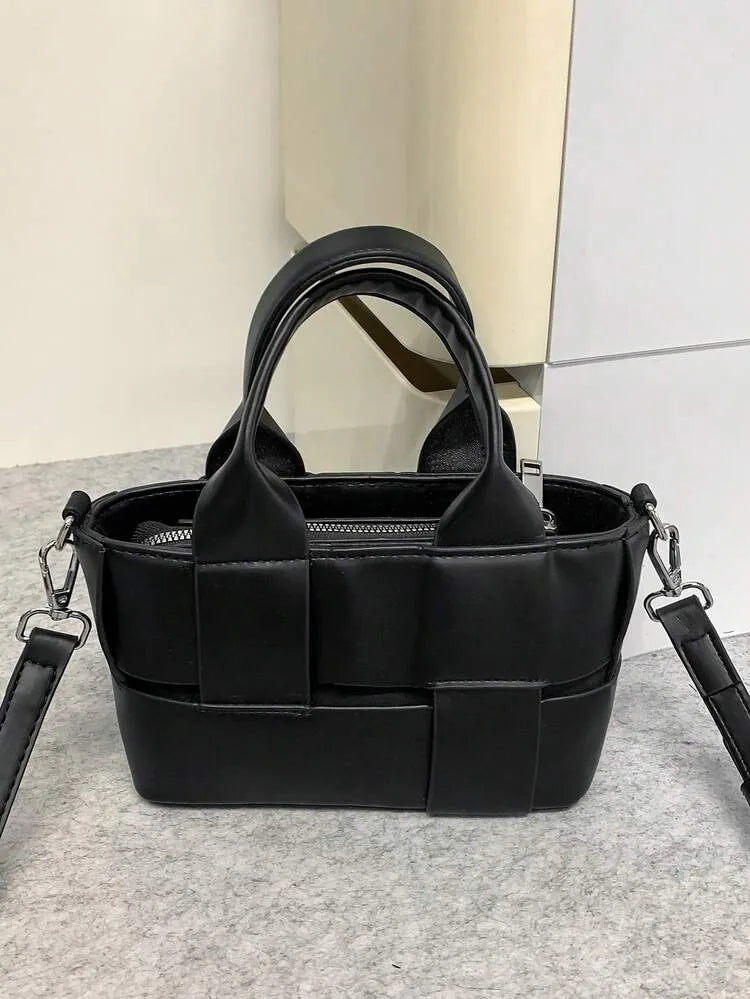 pequeño, bolso de mano, bolso de solapa impermeable de PU para negocios, billetera, bolso de almacenamiento unisex para negocios, adecuado para viajes de negocios, almacenamiento de artículos de tocador, bolsa de herramientas, gran capacidad,