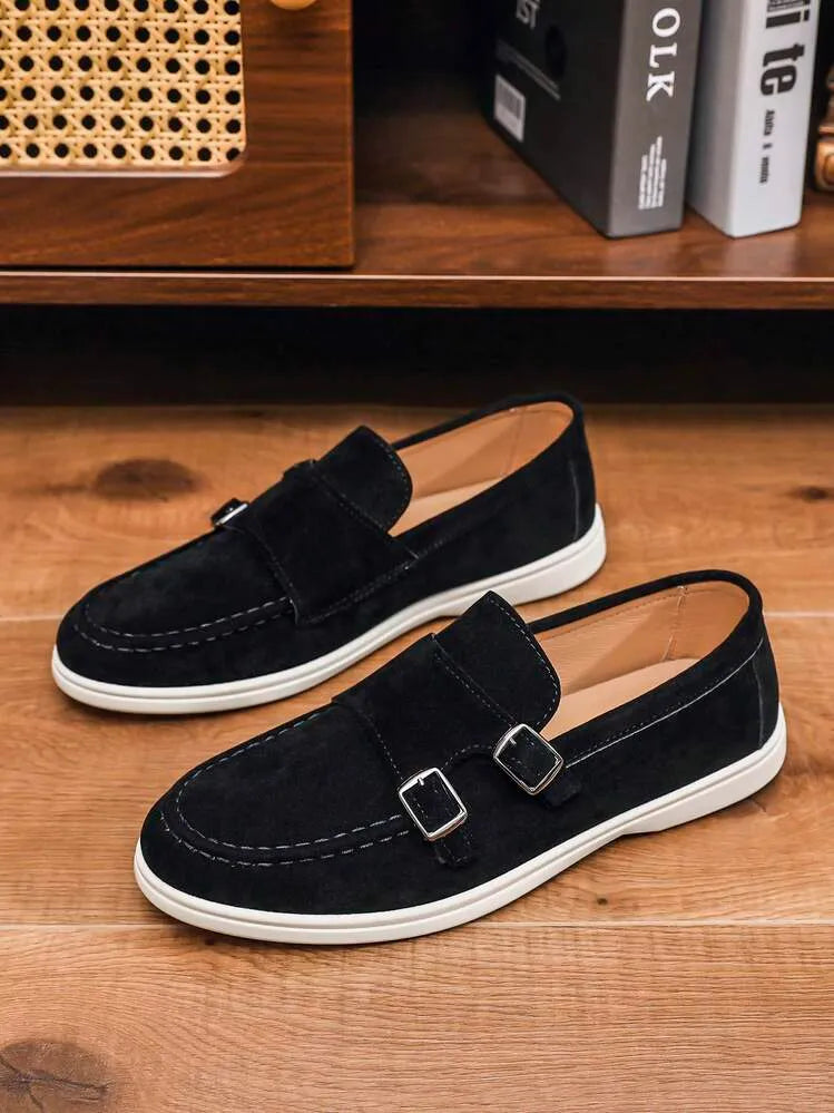 Mocasín Oxford – Punta Redonda con Hebilla