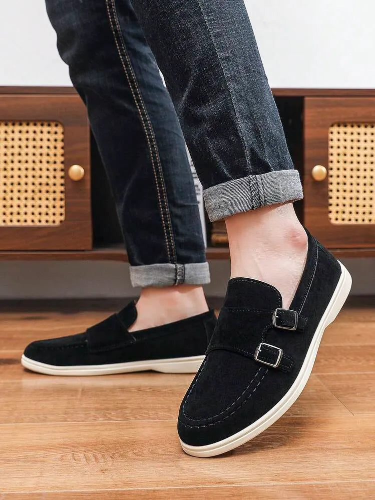 Mocasín Oxford – Punta Redonda con Hebilla