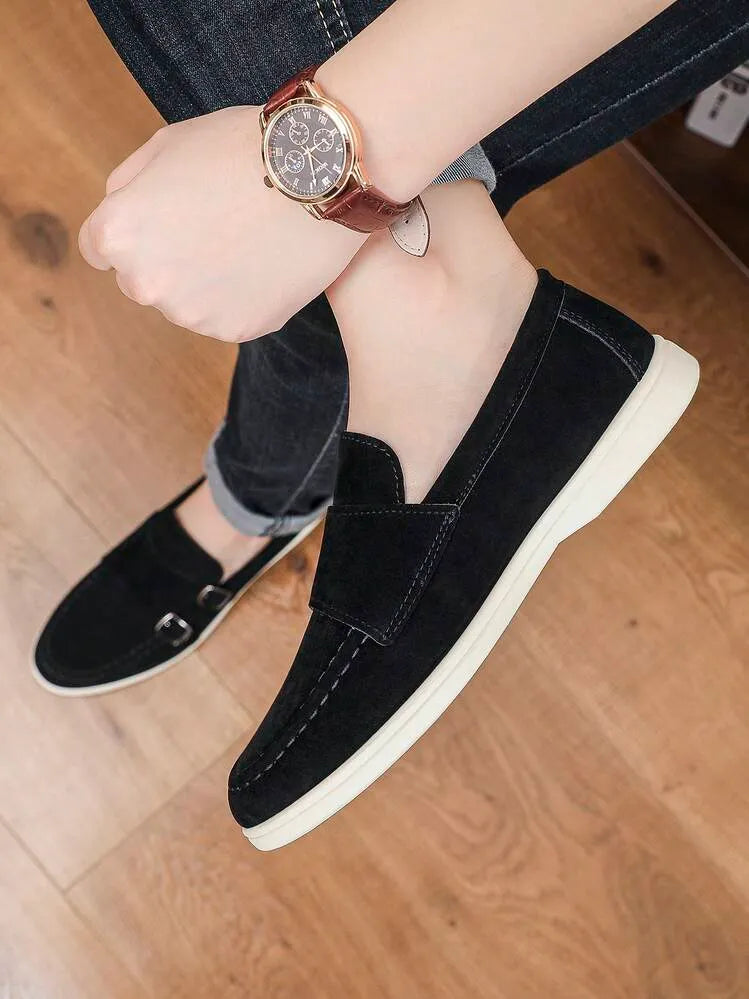 Mocasín Oxford – Punta Redonda con Hebilla