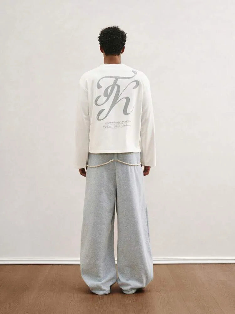 Camiseta de manga corta de cuello redondo con gráfico de letras cómoda para hombres, otoño